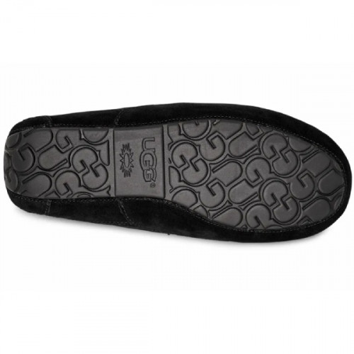 UGG MEN'S MOCCASINS ASCOT BLACK