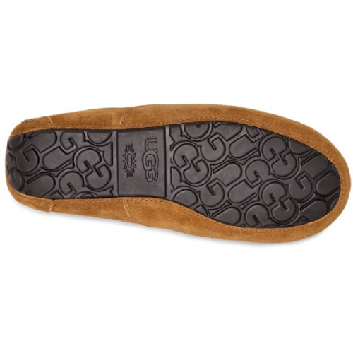 UGG MEN'S MOCCASINS ASCOT CHESTNUT