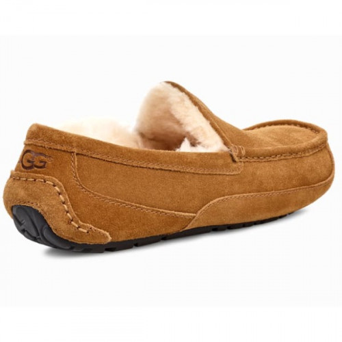 UGG MEN'S MOCCASINS ASCOT CHESTNUT