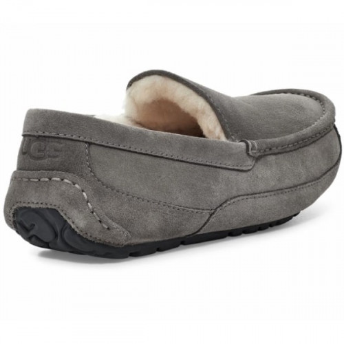 UGG MEN'S MOCCASINS ASCOT GREY