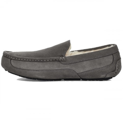UGG MEN'S MOCCASINS ASCOT GREY