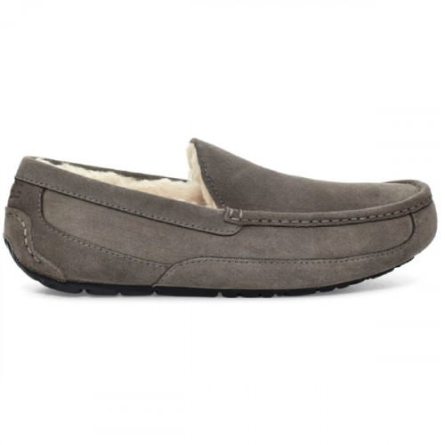 UGG MEN'S MOCCASINS ASCOT GREY