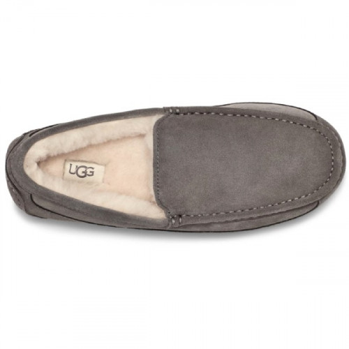 UGG MEN'S MOCCASINS ASCOT GREY